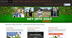 Desktop Screenshot of dalbygolfclub.com.au
