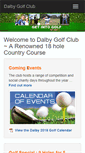 Mobile Screenshot of dalbygolfclub.com.au